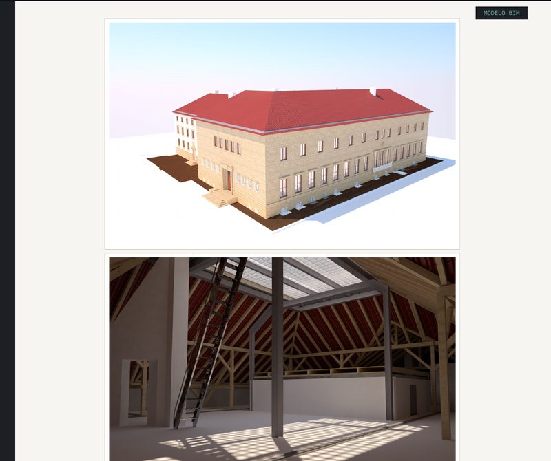 Modelo BIM do conjunto habitacional Gründerzeit